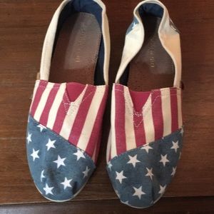 Madden Girl American Flag Flats